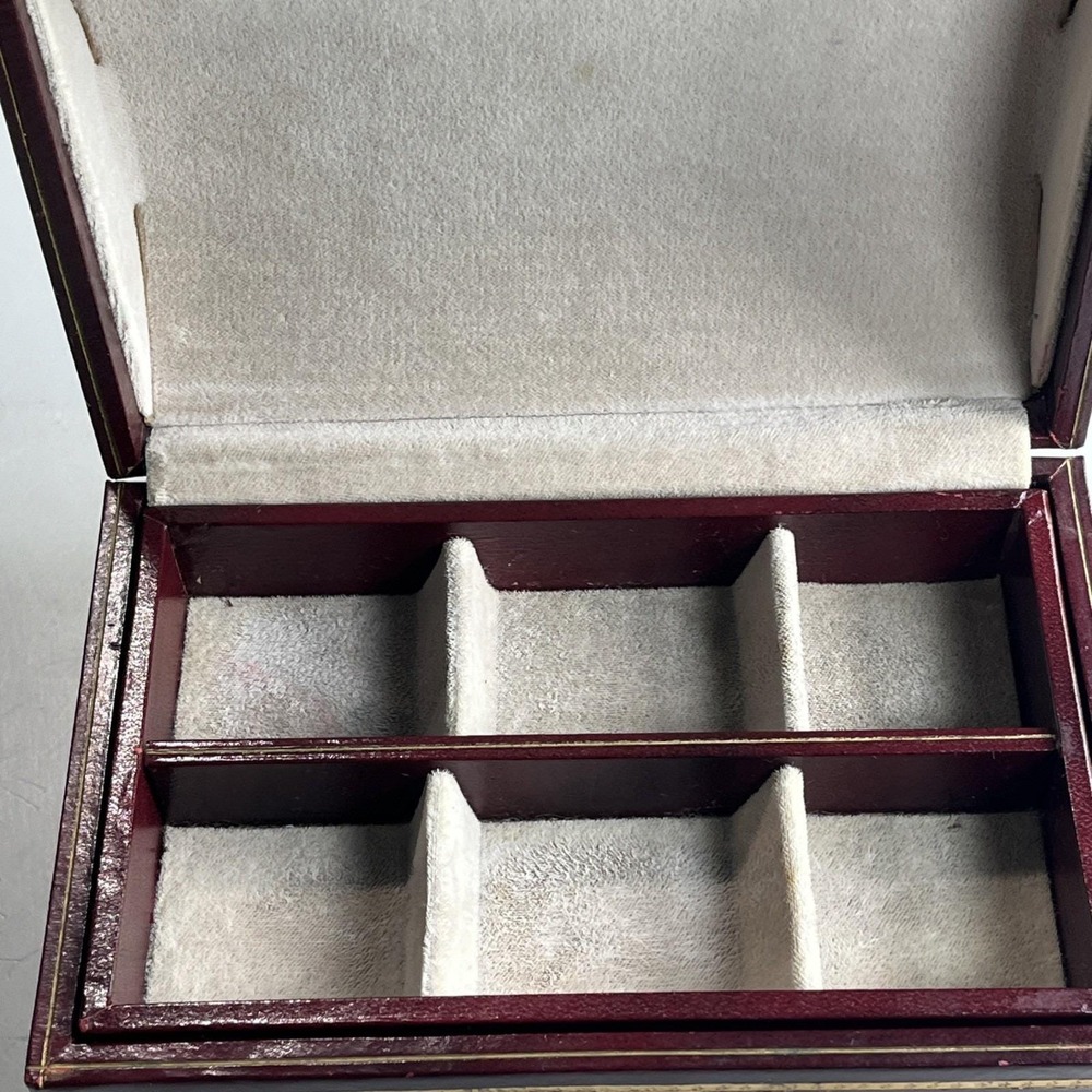 Vintage Swank Jewelry Box MCM Sweden Men's/Womens Cuff links Earrings - Picture 5 of 13